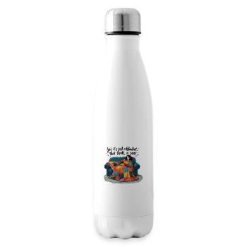 Quilten Nähen - Selbstgenähte Decke - Isolierflasche - Weiß - Rechts