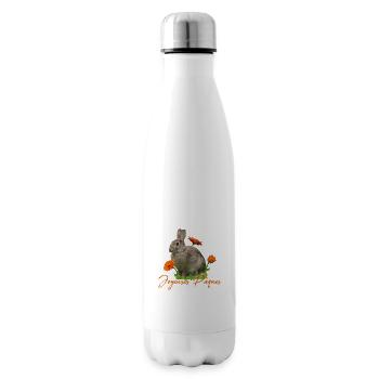 Joyeuses Paques Frohe Ostern - Isolierflasche - Weiß - Rechts