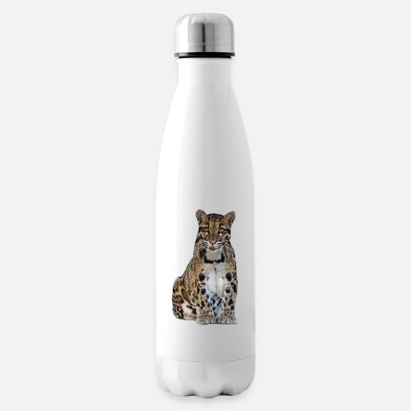 Nebelparder - Isolierflasche - Weiß