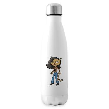 Cool Cat - Isolierflasche - Weiß - Rechts