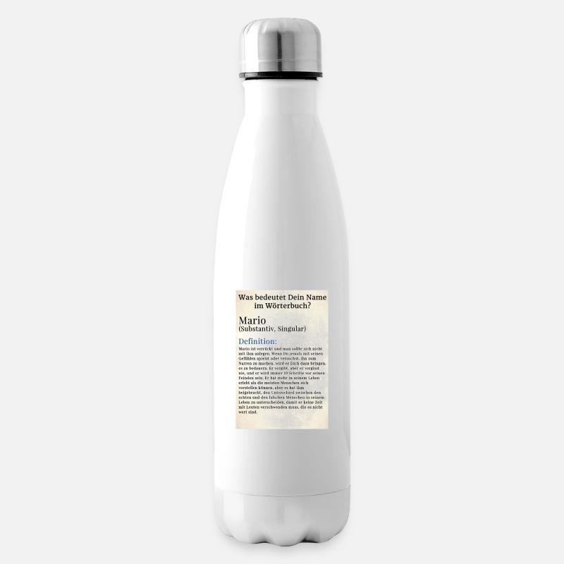 T-shirt design - Isolierflasche - Weiß