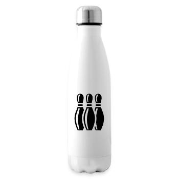Kegel - Isolierflasche - Weiß - Rechts