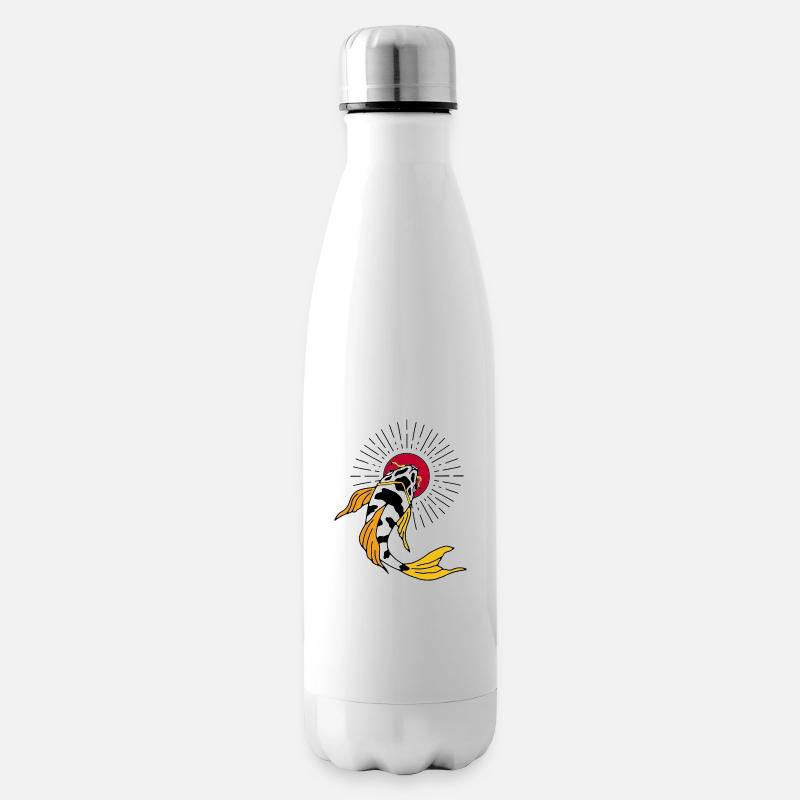 Fisch - Isolierflasche - Weiß