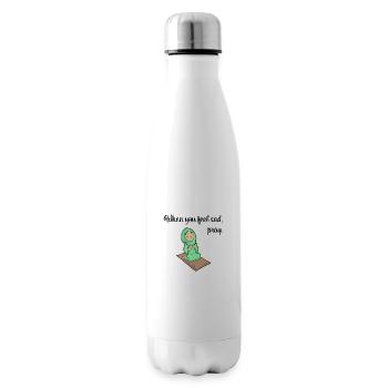 Islam Quran Sure Quote Allah Prayer Muslim Gift - Insulated Water Bottle - white - Right
