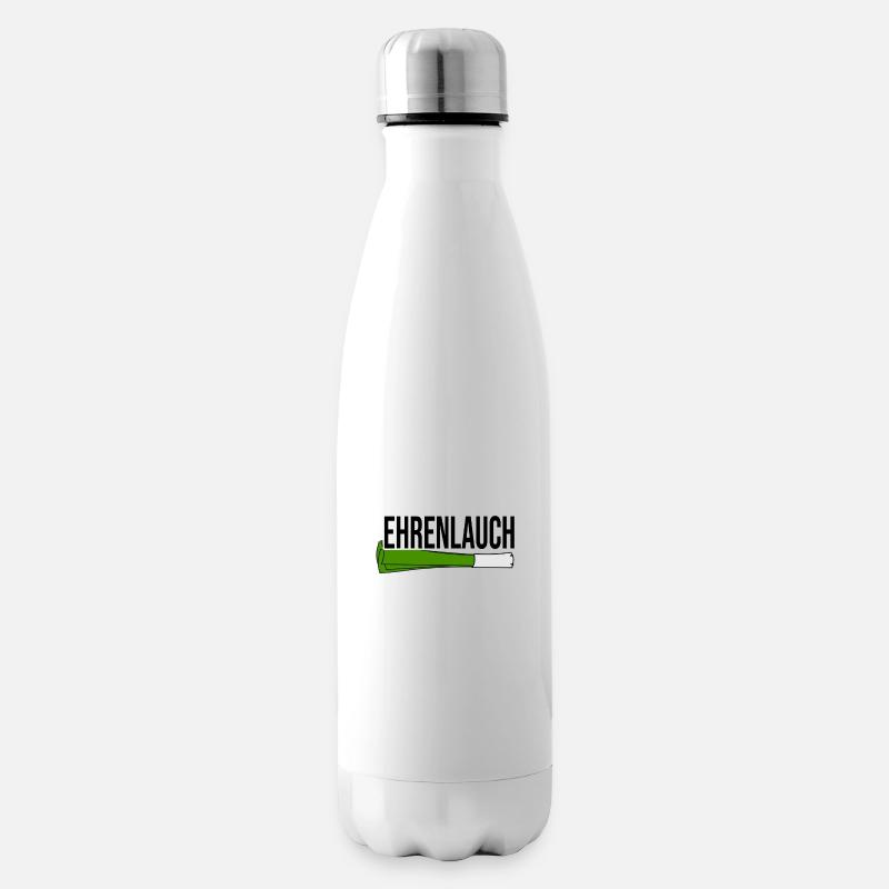 Lauch Spruch - Isolierflasche - Weiß
