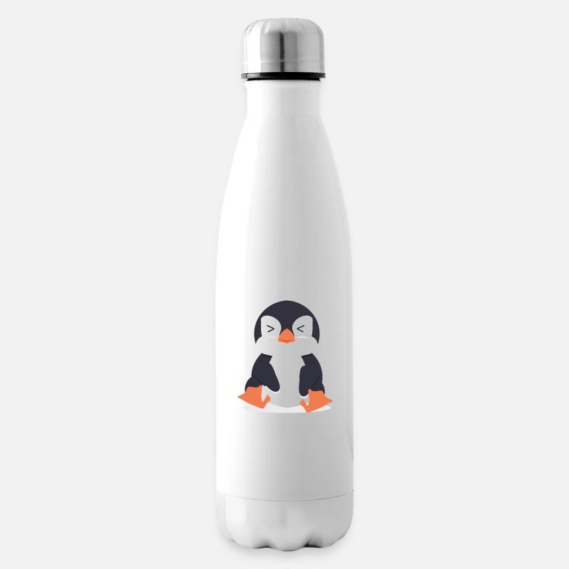 Penguin - Insulated Water Bottle - white