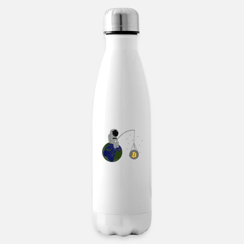 Bitcoin To the Moon - Isolierflasche - Weiß