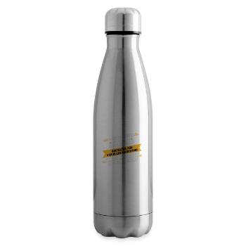 Gestalter für visuelles Marketing Beruf Geschenk - Isolierflasche - Lightsilver - Rechts
