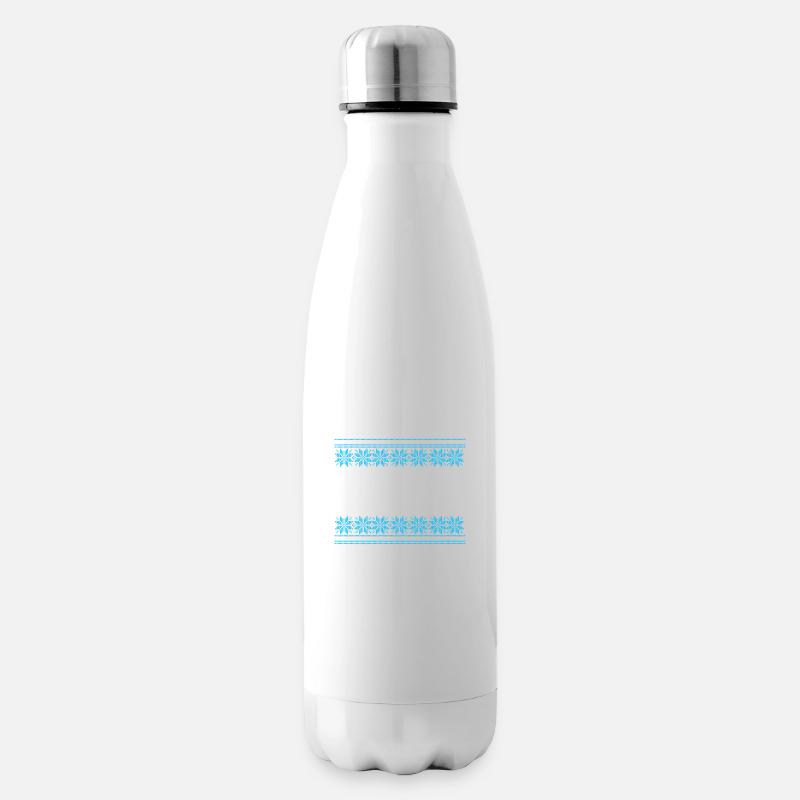 synchronschwimmen ugly pullover weihnachten xmas - Isolierflasche - Weiß