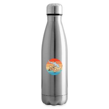 Zebrahai Weißspitzenriffhai - Isolierflasche - Lightsilver - Rechts
