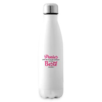 Pony - Isolierflasche - Weiß - Rechts