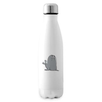 Süße Robbe - Isolierflasche - Weiß - Rechts