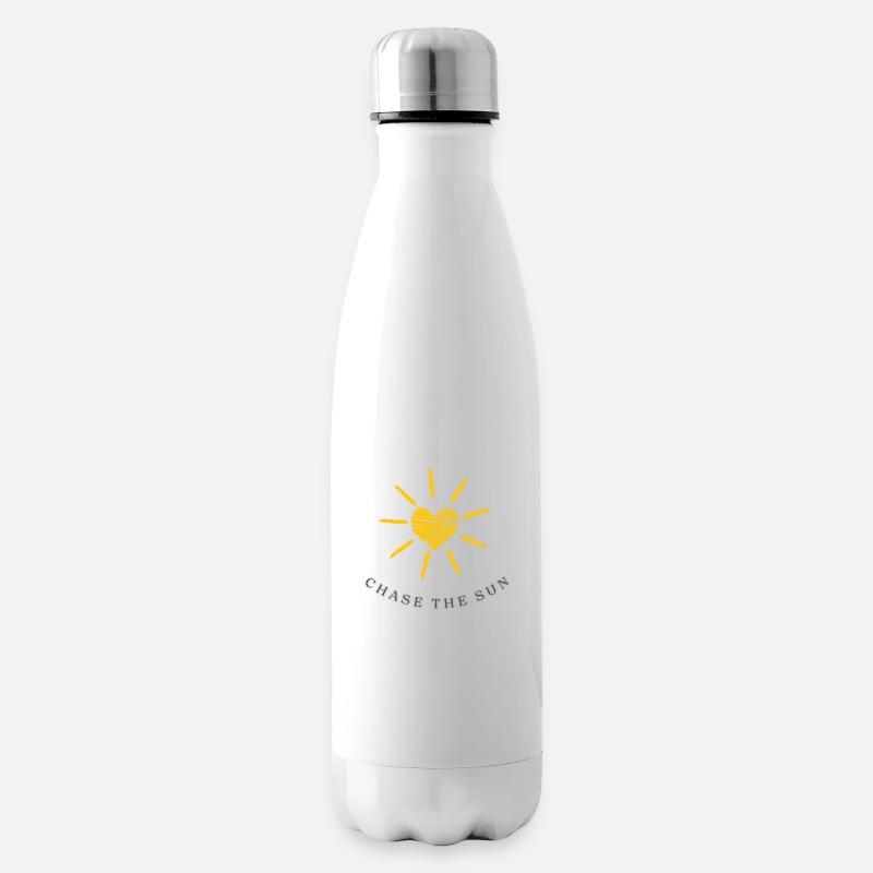 Chase the sun - Isolierflasche - Weiß