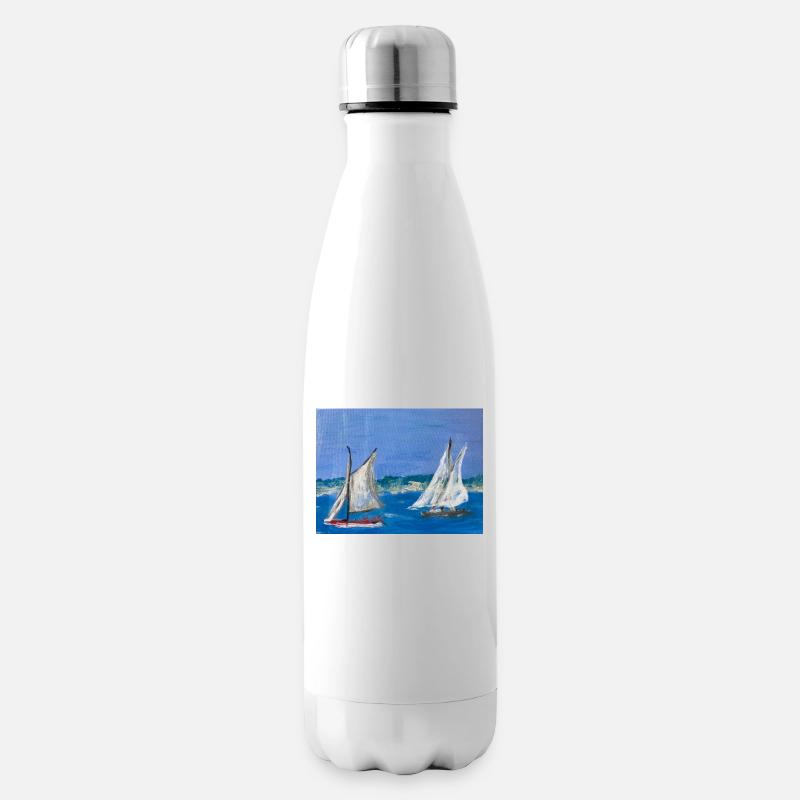 Bootsfahrt - Isolierflasche - Weiß