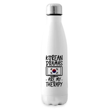 Korean Dramas Are My Therapy - Bouteille isotherme - blanc - Droite