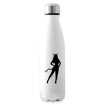 Satan Hot Girl - Insulated Water Bottle - white - Right
