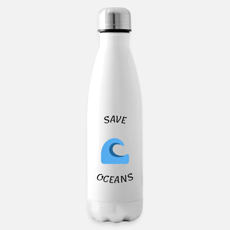 Save ocean - Insulated Water Bottle - white