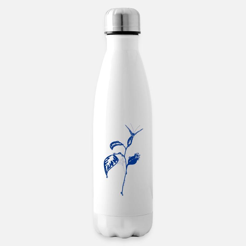 Im Garten - Isolierflasche - Weiß