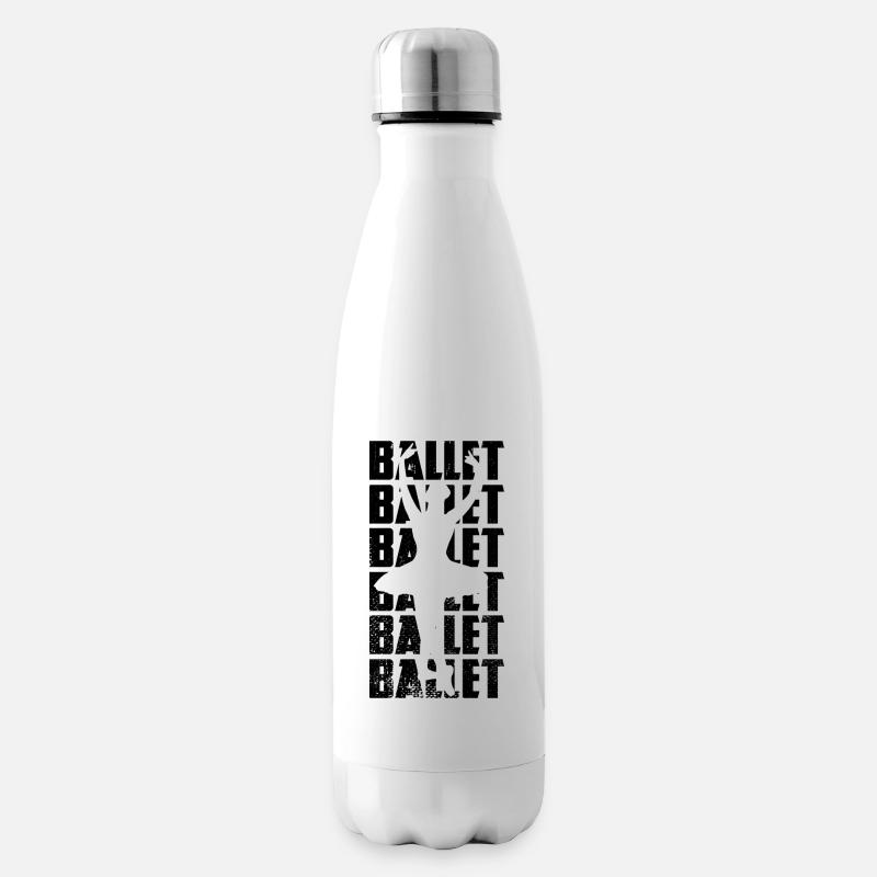 Ballett - Isolierflasche - Weiß