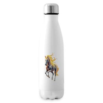 Sternenross mit goldener Mähne - Isolierflasche - Weiß - Rechts