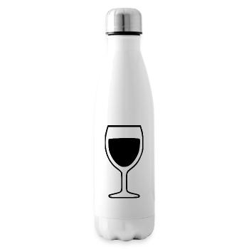Vin, Vin, Verre de Vin, Vin Rouge - Bouteille isotherme - blanc - Droite