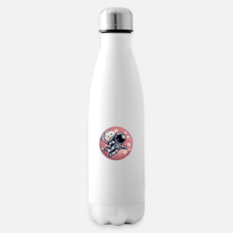 Exploring the Space - Insulated Water Bottle - white