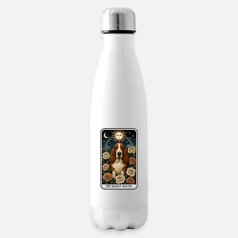 Basset - Isolierflasche - Weiß