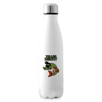 Toller Hecht Angeln Raubfisch - Isolierflasche - Weiß - Rechts