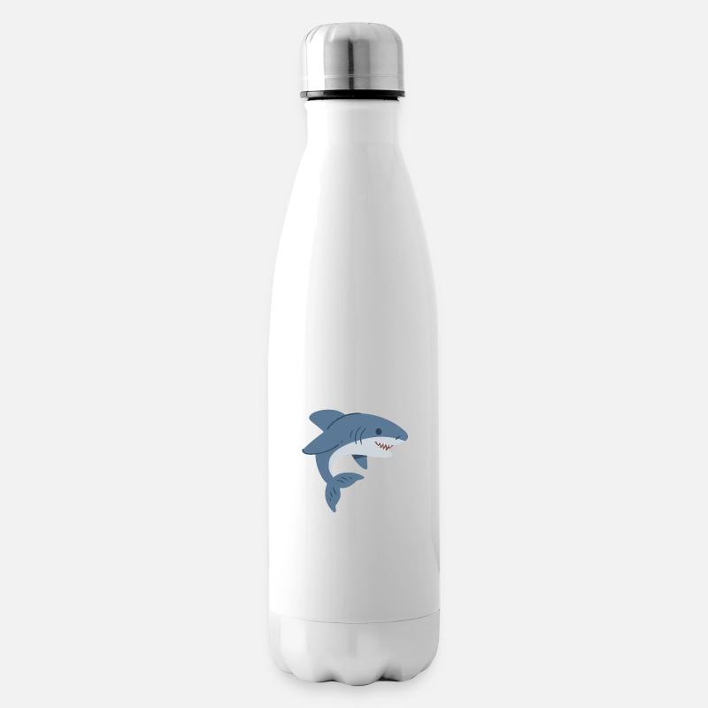 requin mignon - Bouteille isotherme - blanc