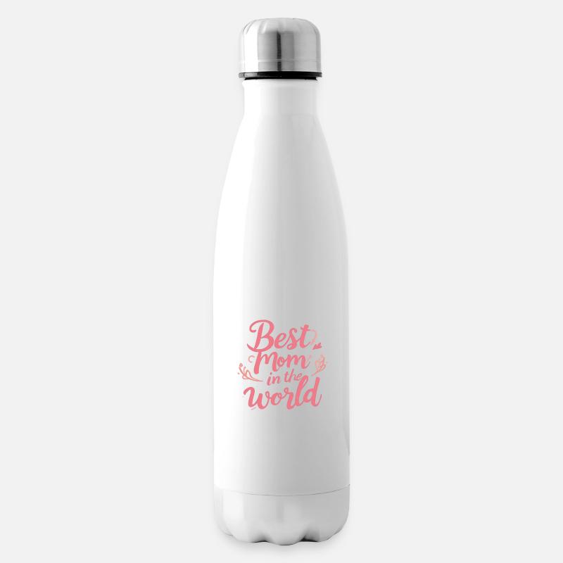 Herzige Muttertagsbotschaft - Isolierflasche - Weiß