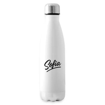 Sofia Signaturhandlettering - Isolierflasche - Weiß - Rechts