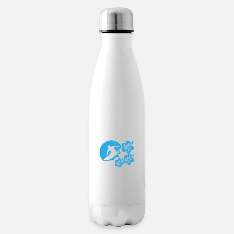 Surfeur - Bouteille isotherme - blanc