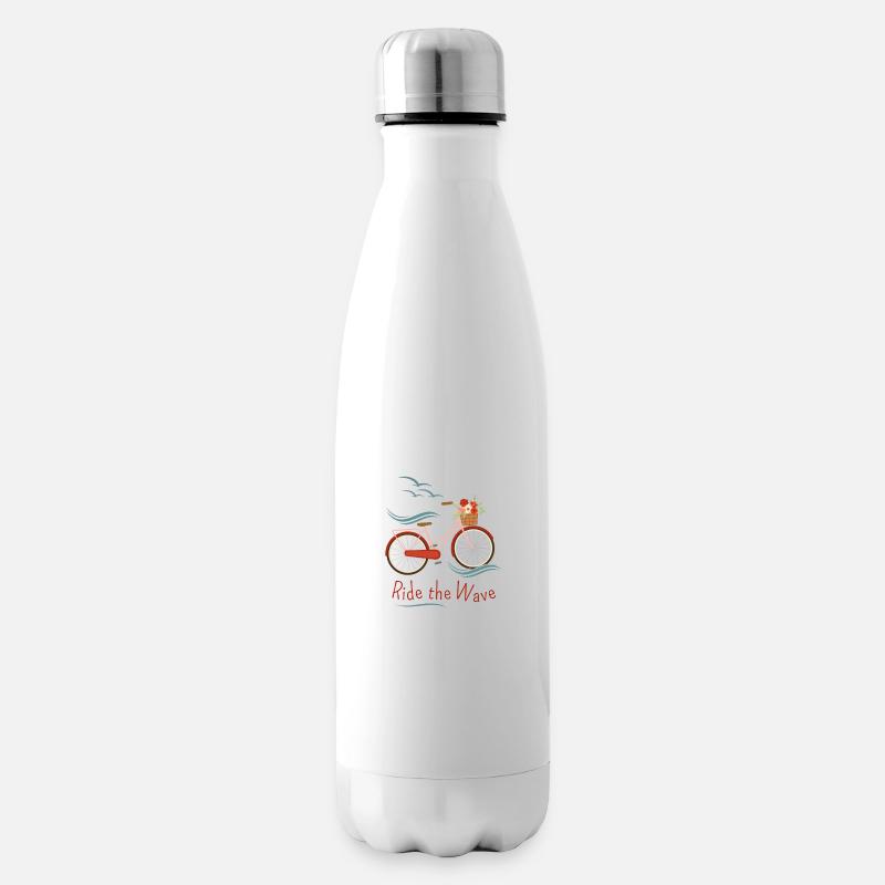 Ride the Wave - Bouteille isotherme - blanc
