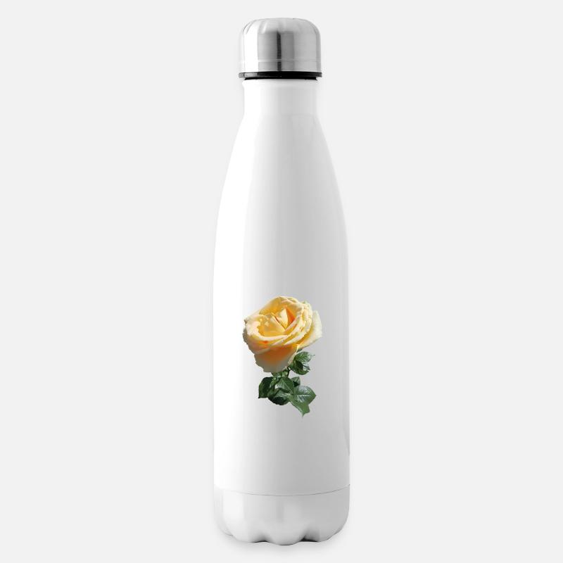 TEA ROSE - Insulated Water Bottle - white