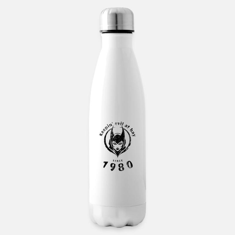 44. Geburtstag Keepin evil at bay since 1980 - Isolierflasche - Weiß