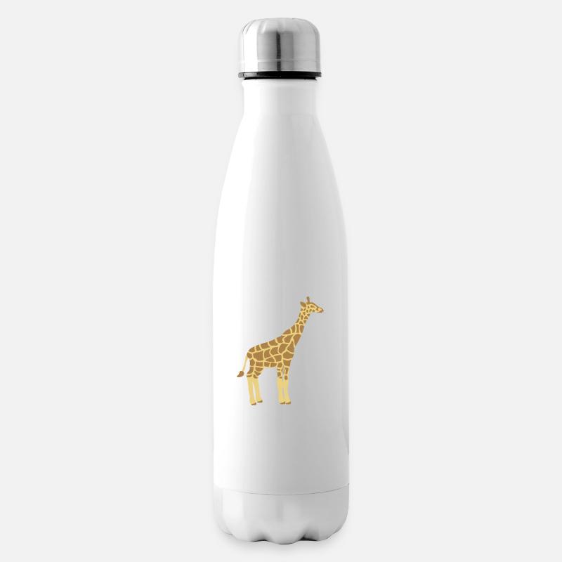 Giraffe für Kinder - Isolierflasche - Weiß
