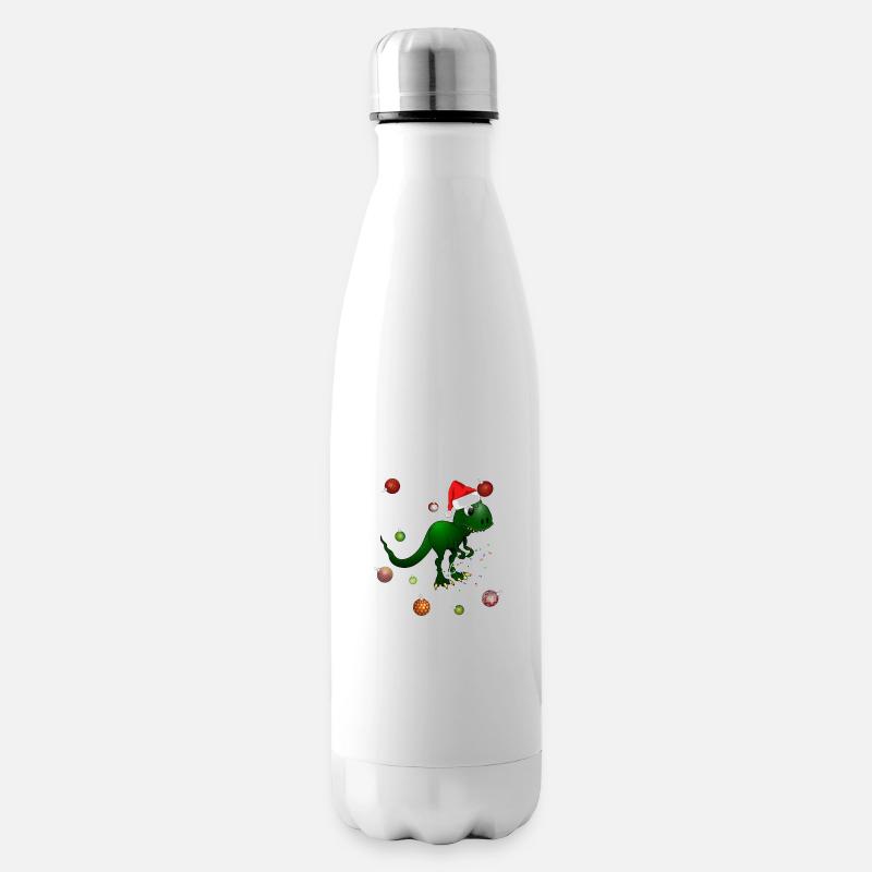 Christmas Dinosaur Rawr - Isolierflasche - Weiß