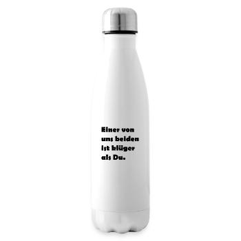 Lustiger Spruch - Isolierflasche - Weiß - Rechts