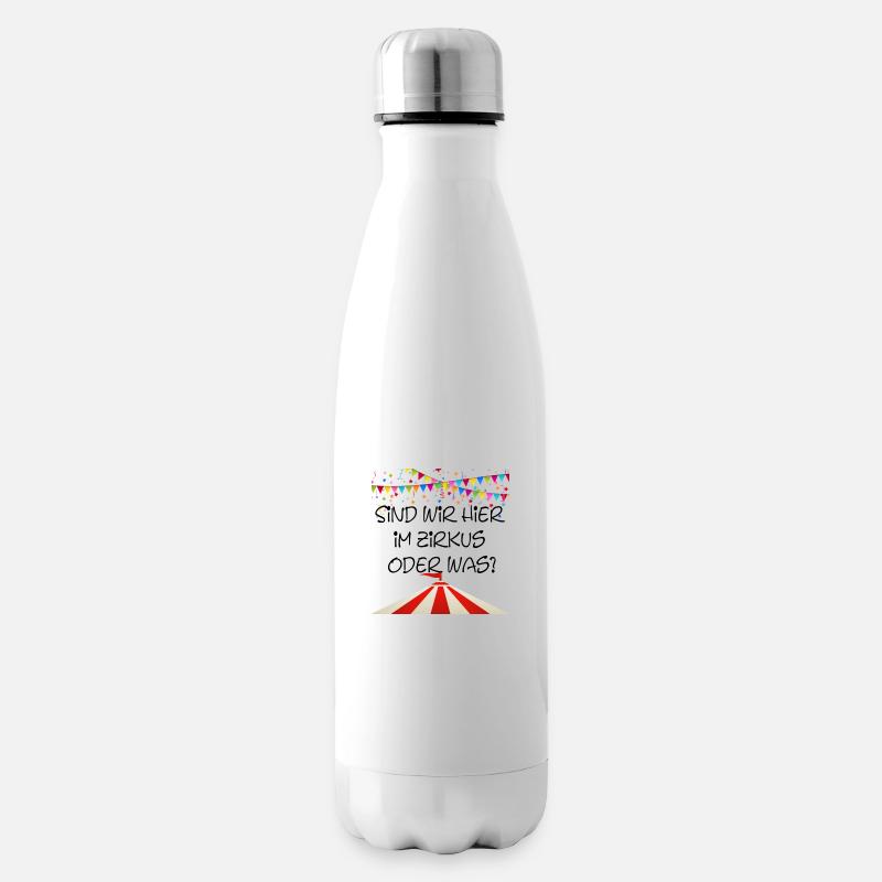 zirkus oder was - Isolierflasche - Weiß