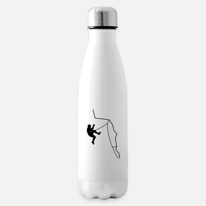 Climbers Fall - Insulated Water Bottle - white