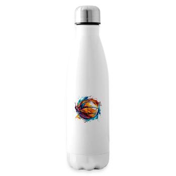 Conception de basket-ball pour les fans de sport Basketteurs - Bouteille isotherme - blanc - Droite