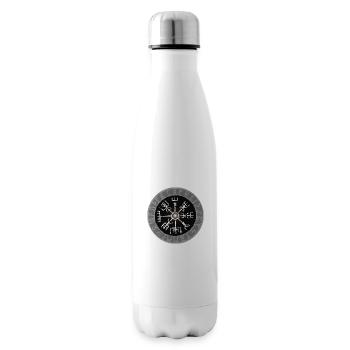 Weißer Wikinger Kompass Valhalla Vegvisir - Isolierflasche - Weiß - Rechts