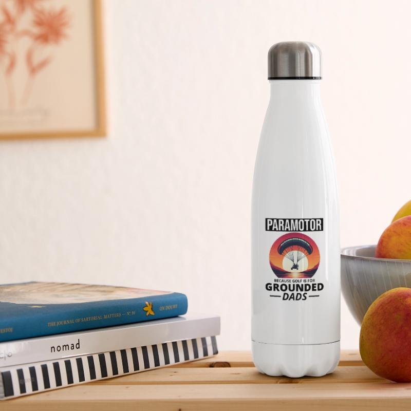 Paramotor Pilot Paramotoring Powered Paraglider Insulated Water Bottle