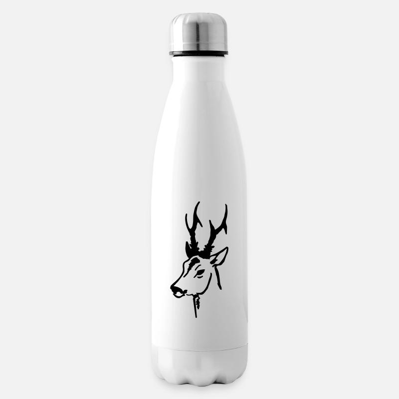 Roe - Insulated Water Bottle - white