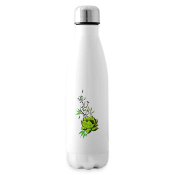 Leuchtende Sukkulente Ranken - Isolierflasche - Weiß - Rechts
