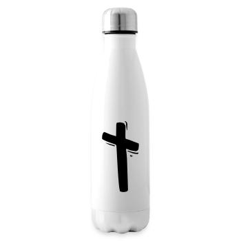 Jesus Cross God Church - Insulated Water Bottle - white - Right