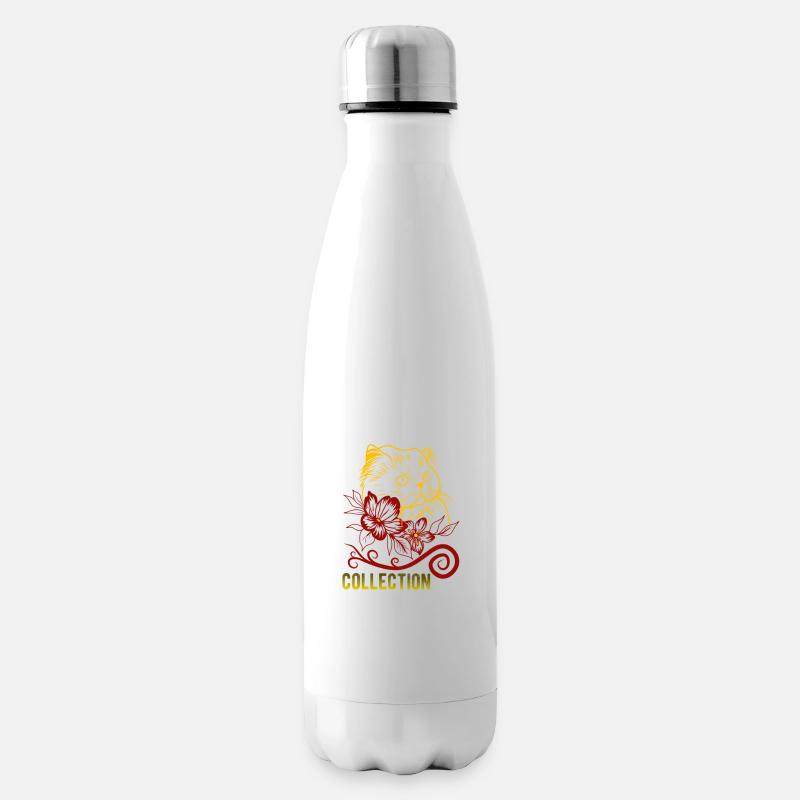Cat - Isolierflasche - Weiß