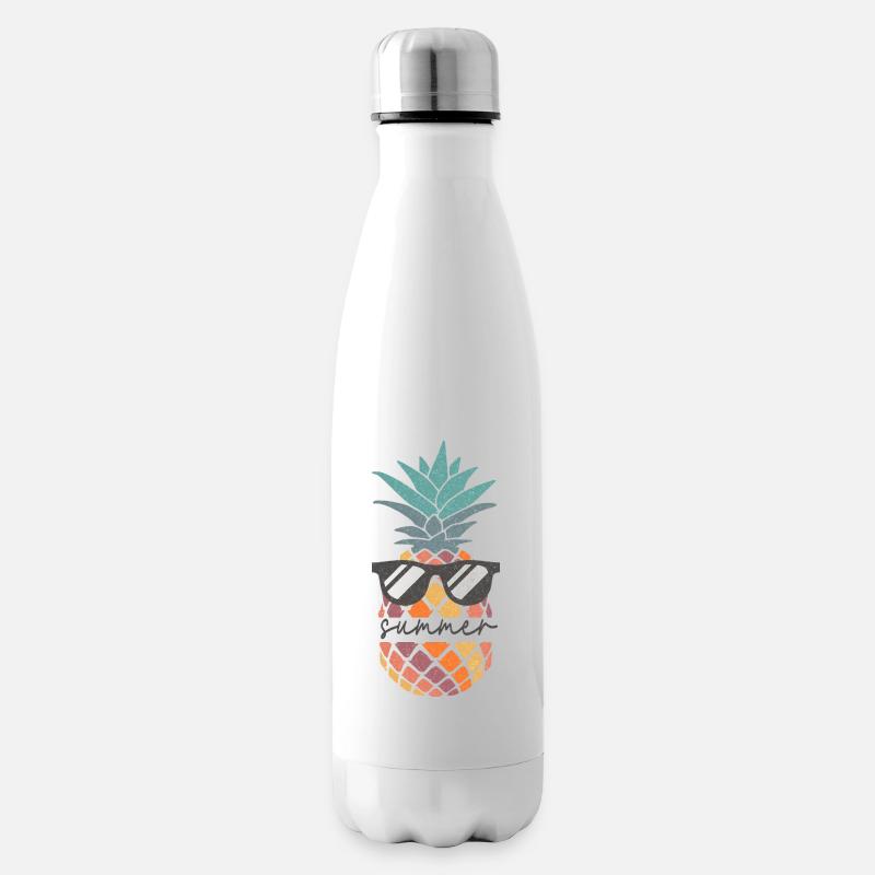 Sommer - Isolierflasche - Weiß