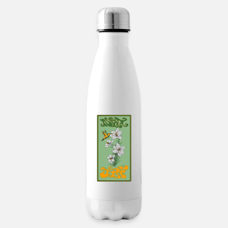 Natur - Isolierflasche - Weiß
