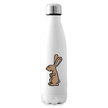 Hase Kaninchen Häschen Cartoon Kleintier niedlich - Isolierflasche - Weiß - Rechts